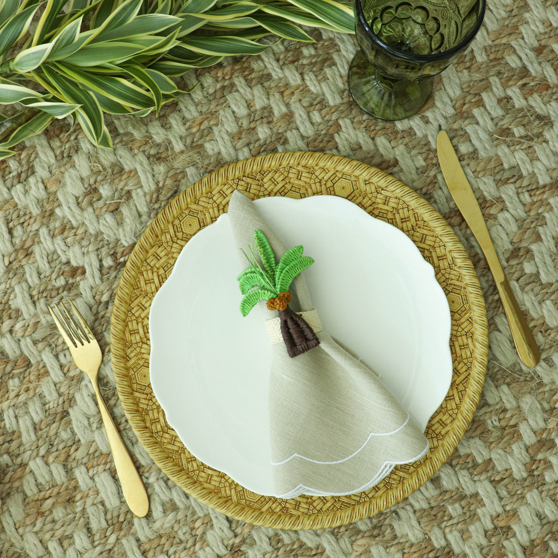 Coconut Tree Napkin Ring