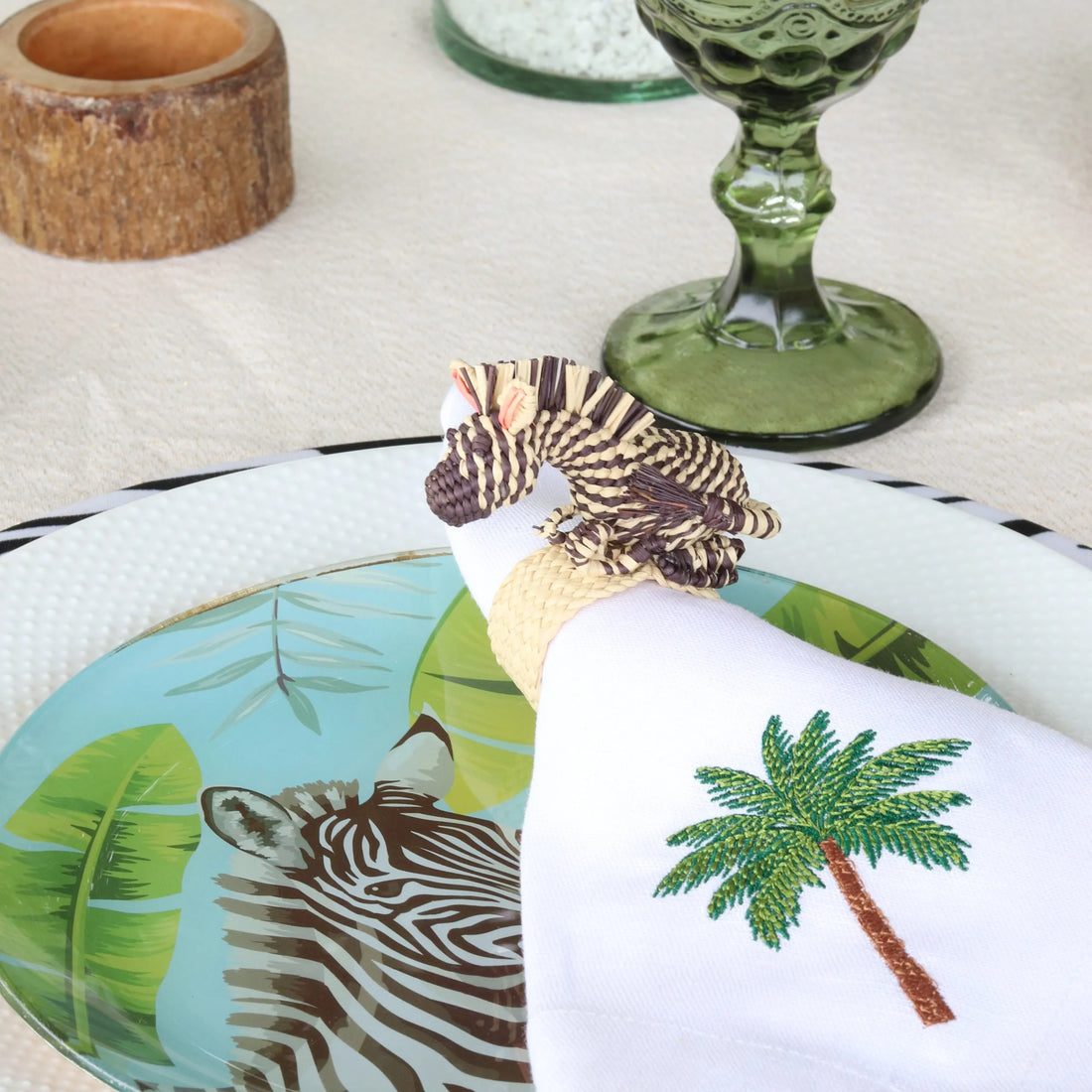 Zebra  Napkin Ring