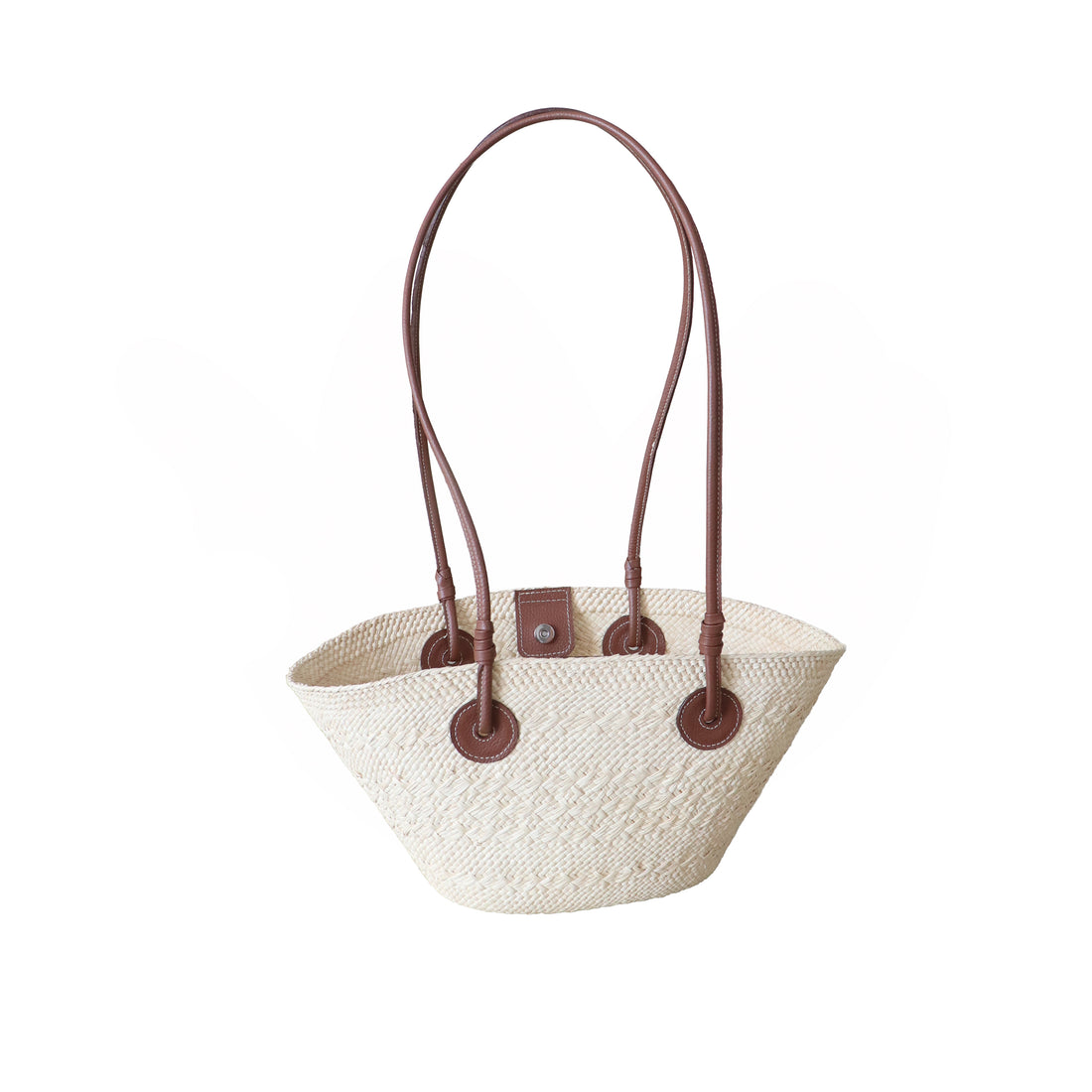 Raffia Leather Bag