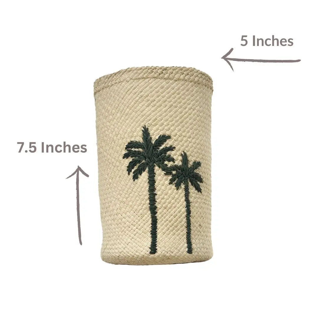Palm tree Woven Vase